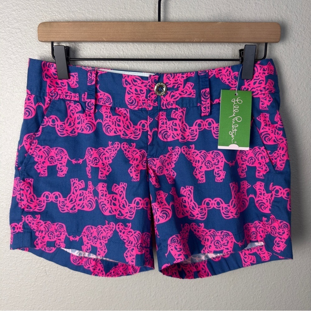 Lilly Pulitzer NWT The Callahan Shorts in Pack Your Trunk Print